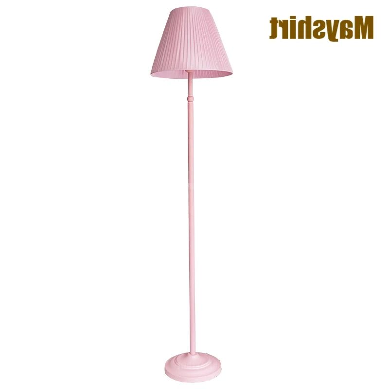 Trendy Pink Floor Lamps In Pink Floor Lamp Modern Led Standing Lamps For Living Room Bedroom Stand  Light Office Tall Floor Light Fixtures Kids Bedside Lamp – Floor Lamps –  Aliexpress (View 10 of 15)