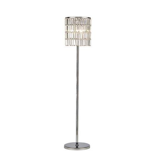 Well Known Chrome Crystal Tower Floor Lamps With Regard To Torre Polished Chrome Five Light Crystal Floor Lamp Il (View 10 of 15)