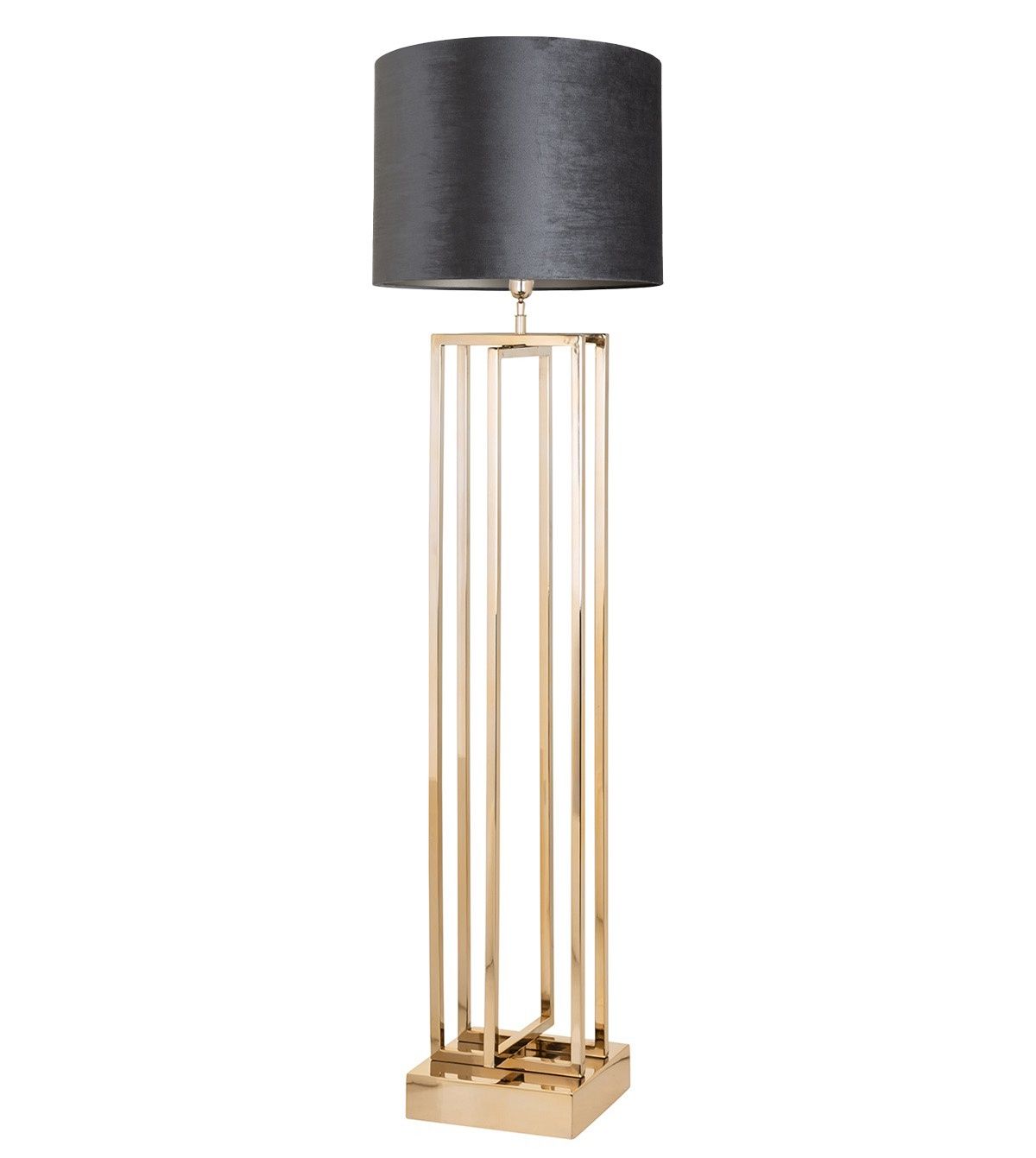 Well Known Floor Lamp "jay" Geometric Golden Stainless Steel With Stainless Steel Floor Lamps (View 11 of 15)