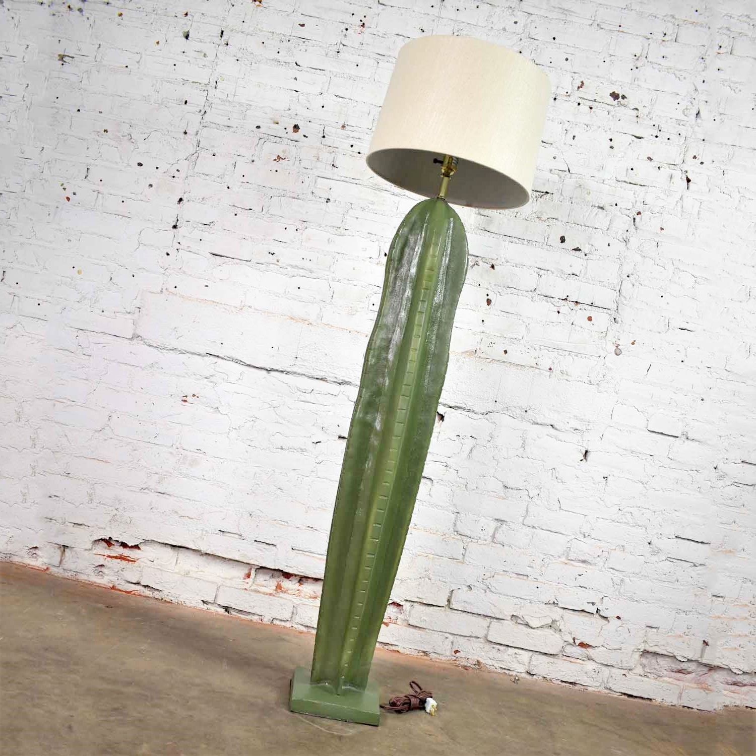 Well Known Vintage Organic Modern Plaster Faux Cactus Floor Lampalsy – Warehouse  414 Regarding Cactus Floor Lamps (View 7 of 15)