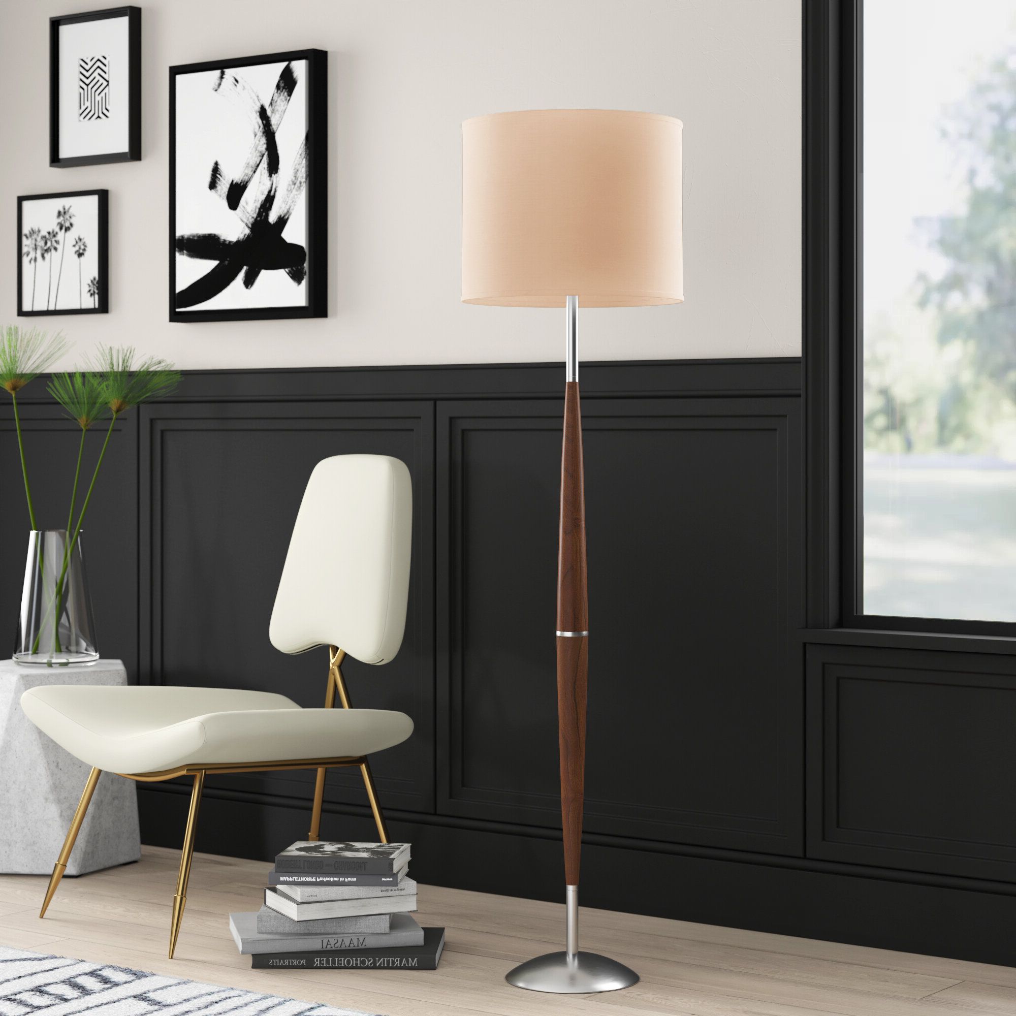 Well Liked 61 Inch Floor Lamps With Ivy Bronx Matanzas 61" Floor Lamp & Reviews (View 1 of 15)