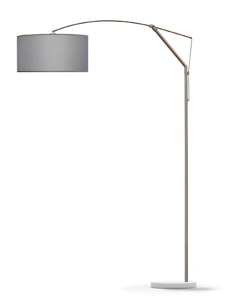 Well Liked Crane Cantilever Commercial Floor Lamp Brushed Nickel (View 7 of 15)
