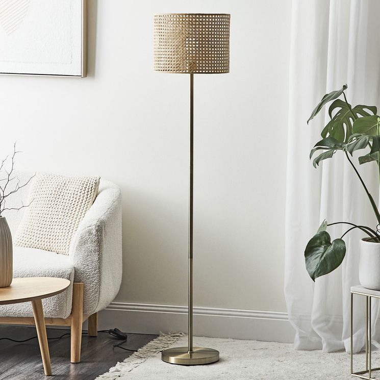 Well Liked Maddison Lane Amorsolo Rattan Floor Lamp (View 9 of 15)