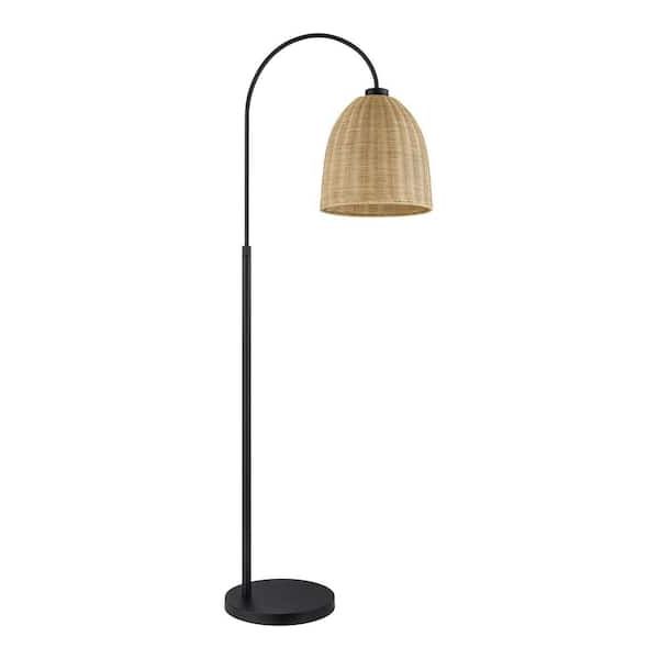 Well Liked Matte Black Floor Lamps Intended For Hampton Bay Highler 61 In (View 6 of 15)