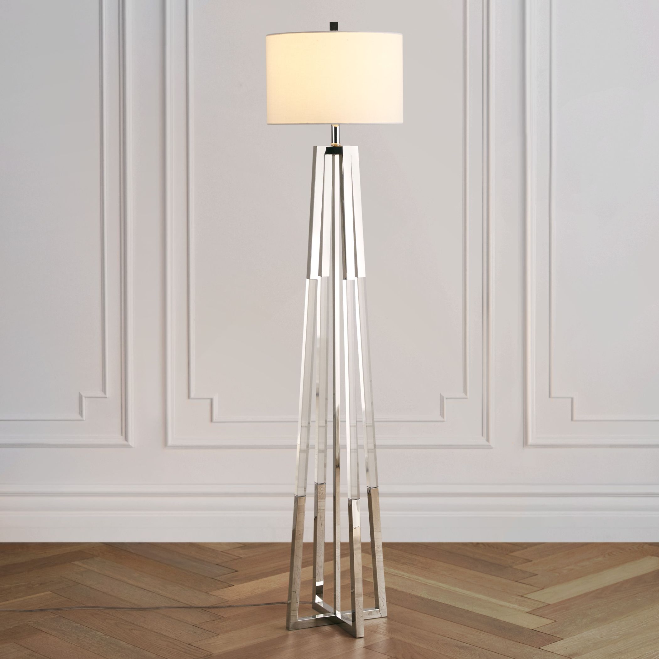Widely Used Acrylic Floor Lamps Inside Rollins Floor Lamp (View 9 of 15)