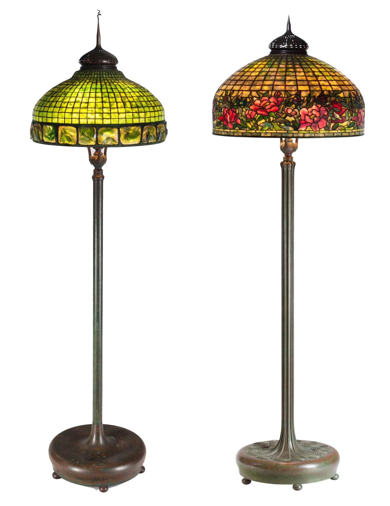 Widely Used Tiffany, Gallé Lamps Shine On 1,800 Lot Heritage Auction June 19 21 Within 74 Inch Floor Lamps (View 8 of 15)