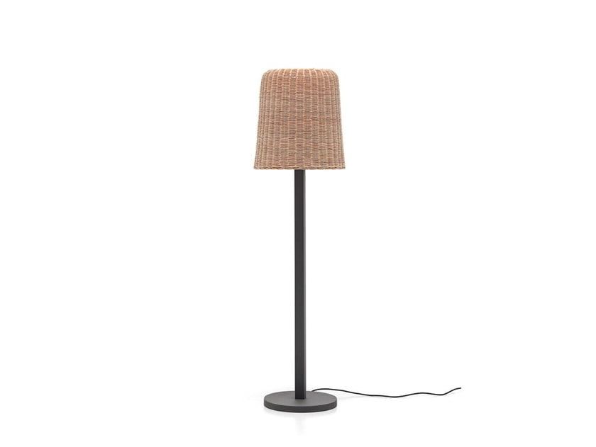 Woven Cane Floor Lamps Within Popular Https://img (View 6 of 15)