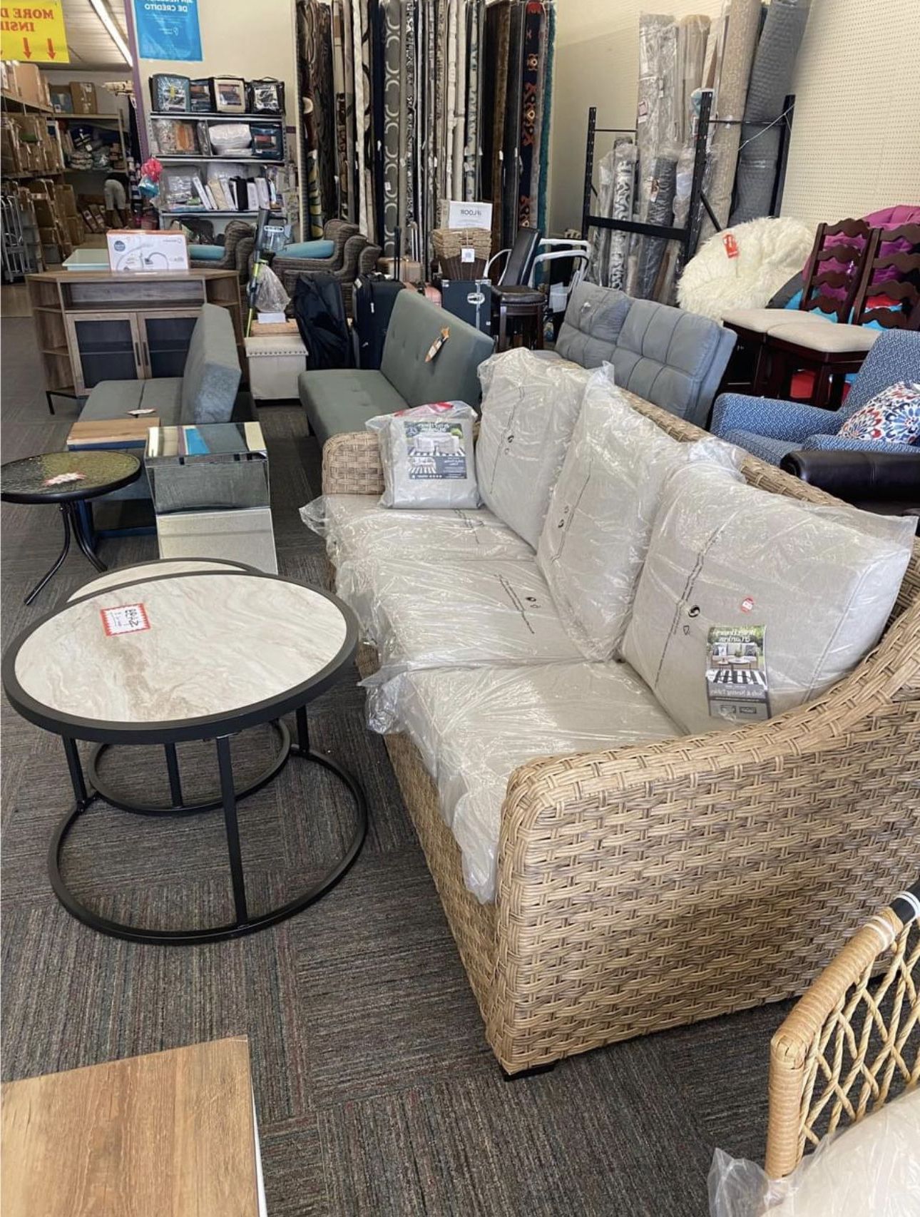 3 Piece Sofa & Nesting Table Set Intended For Latest Better Homes & Gardens 3 Piece Sofa & Nesting Table Set With Patio Cover  For Sale In Norfolk, Va – Offerup (View 8 of 15)