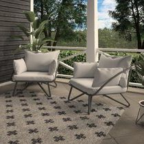 All Weather Wicker Outdoor Cuddle Chair And Ottoman Set With Most Popular Outdoor Cuddle Chair (Photo 14 of 15)