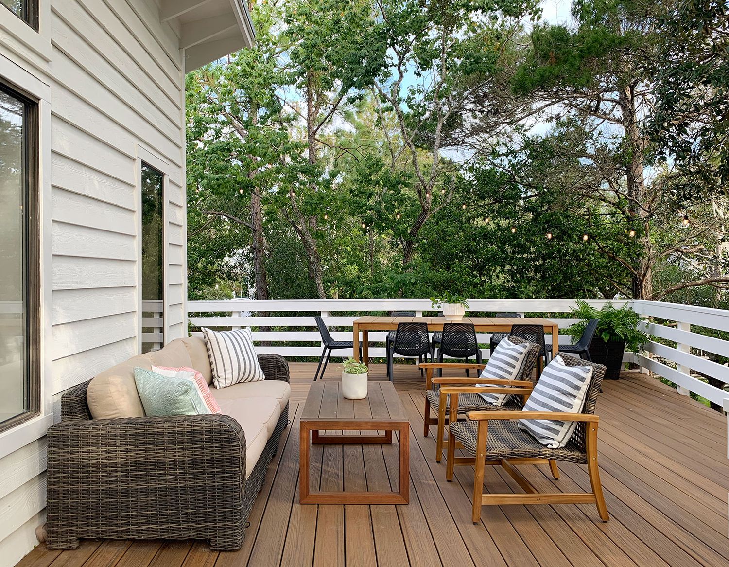 Balcony And Deck With Soft Cushions With Latest Our Low Maintenance, Multi Function Deck Space (Photo 7 of 15)