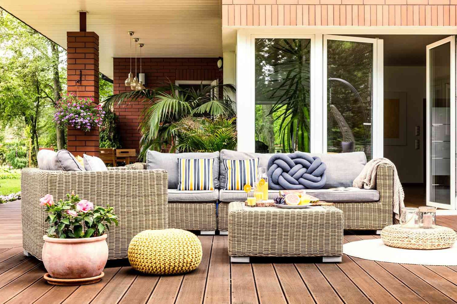 Balcony And Deck With Soft Cushions With Most Recent How To Clean And Care For Outdoor Furniture (View 11 of 15)