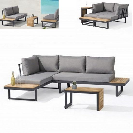Cushions & Coffee Table Furniture Couch Set Regarding Famous Outdoor Set Brand "doroty" With Coffee Table, Sofa With Cushions Modular In  Various Versions (Photo 1 of 15)