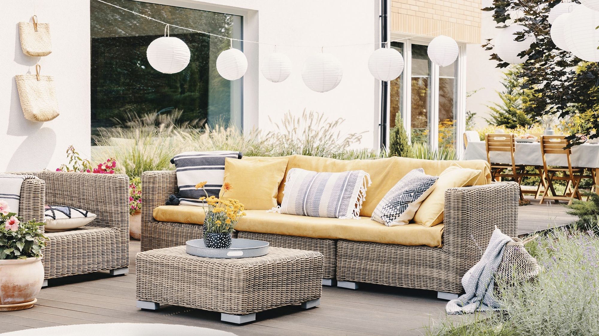 Latest Wayfair Way Day Sale 2023: Shop Discounted Outdoor Furniture In All Weather Wicker Sectional Seating Group (View 12 of 15)