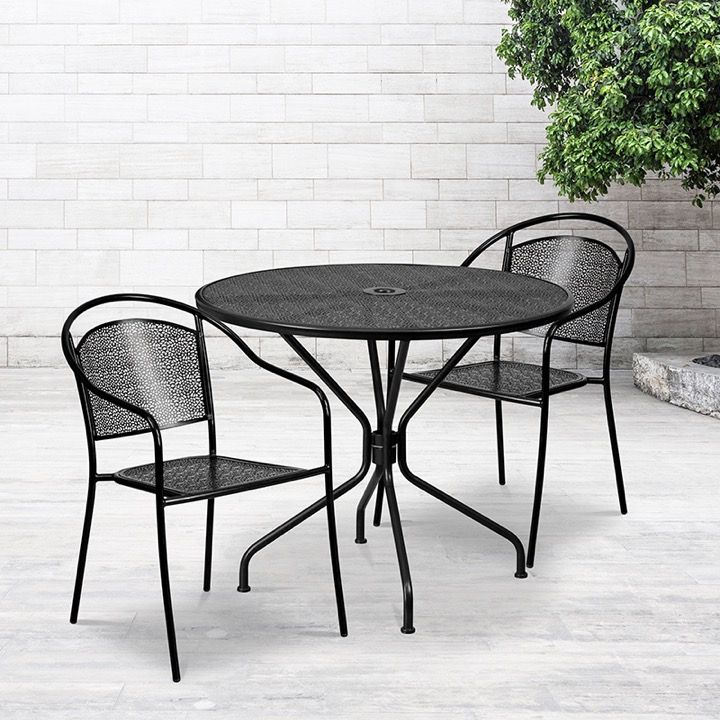 Metal Patio Table And Chair Sets (Photo 2 of 15)