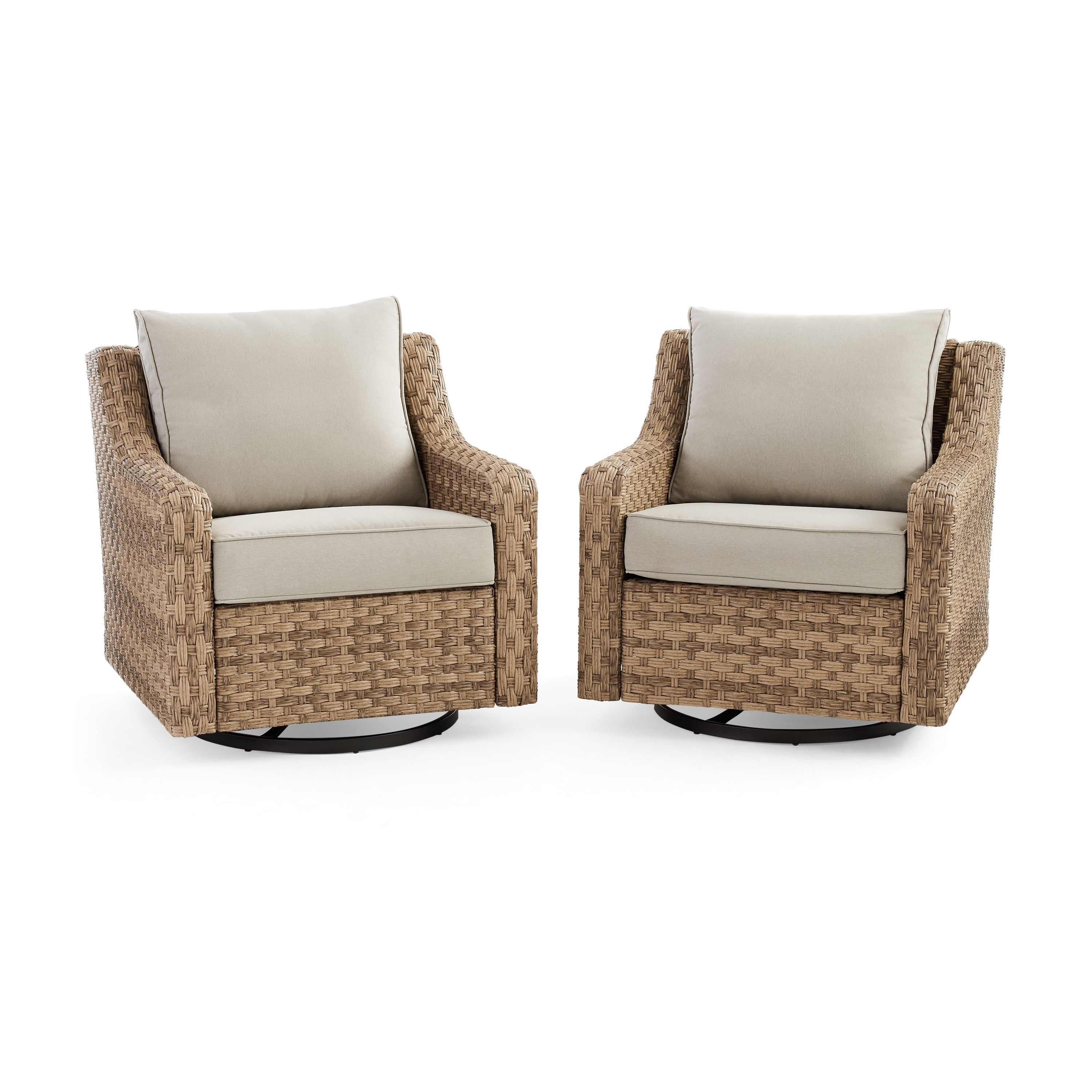 Most Recent 2 Piece Swivel Gliders With Patio Cover Pertaining To Better Homes & Gardens River Oaks 2 Piece Swivel Glider With Patio Cover –  Walmart (Photo 1 of 15)