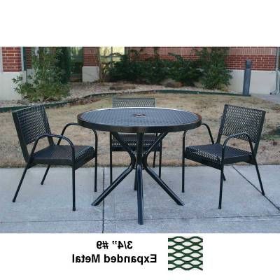 National Outdoor Furniture With Regard To Newest Metal Table Patio Furniture (Photo 6 of 15)