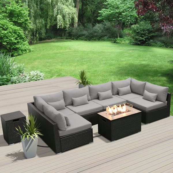 Outdoor Sectional With Firepit (View 8 of 15)