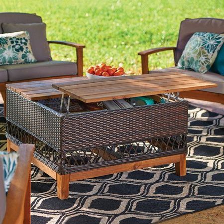 Well Liked Lift Up Outdoor Coffee Table With Storage In  (View 11 of 15)