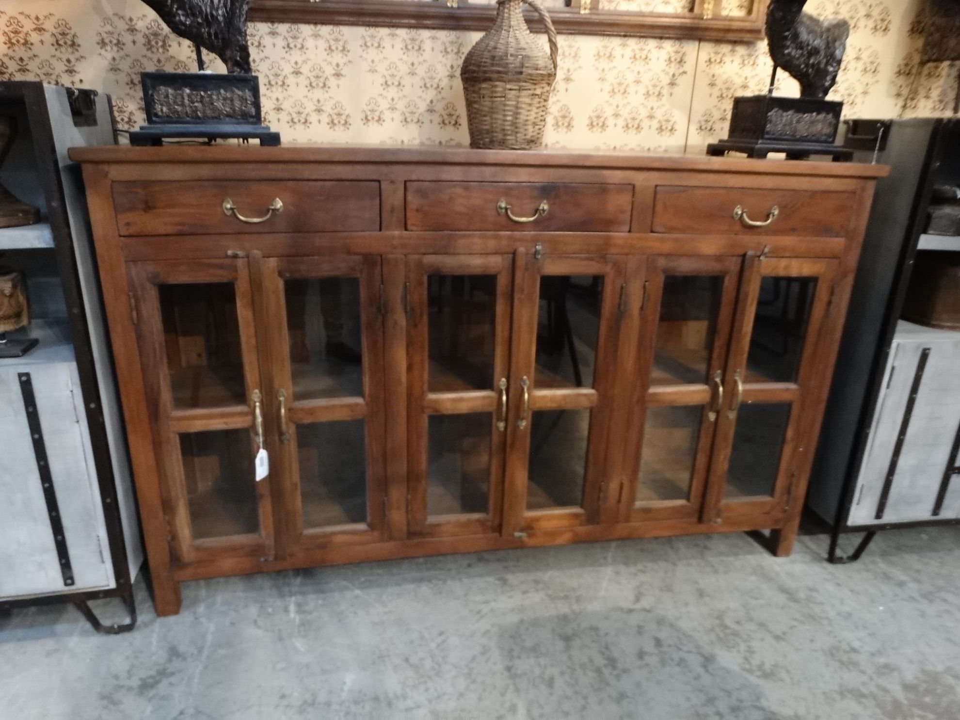 Antique Storage Sideboards With Doors Intended For Most Popular Buy Stackable Sideboard Buffet Storage Cabinet Online (View 10 of 15)
