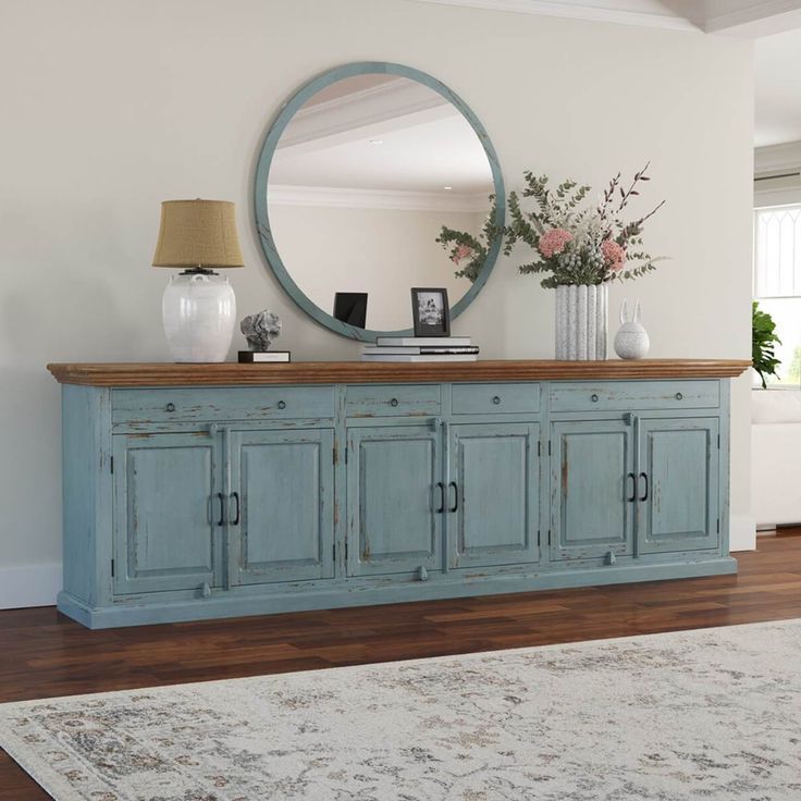 Dining Room Sideboard, Sideboard Decor, Buffet Table Decor With Regard To Solid Wood Buffet Sideboards (Photo 14 of 15)