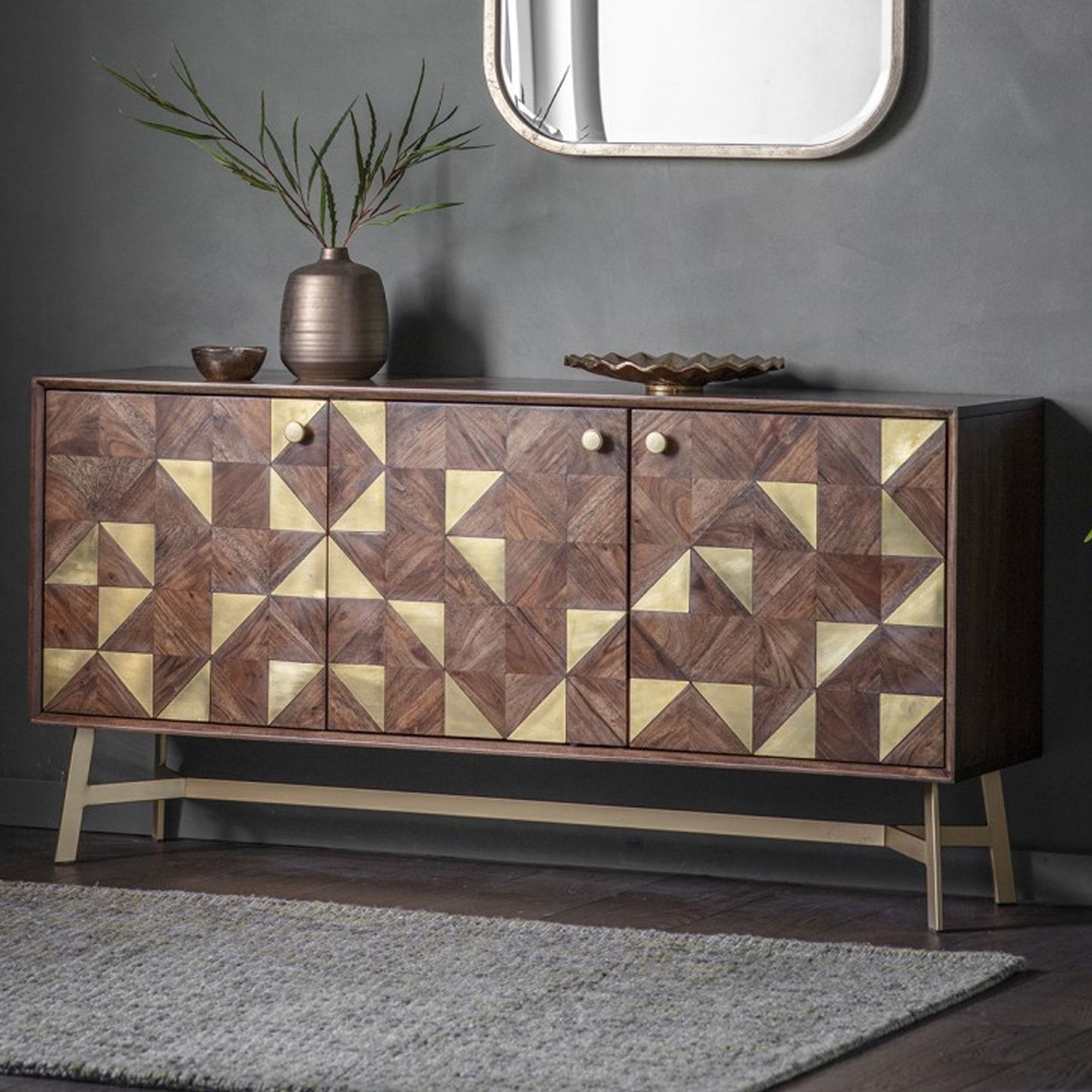 Gold Sideboard (View 9 of 15)