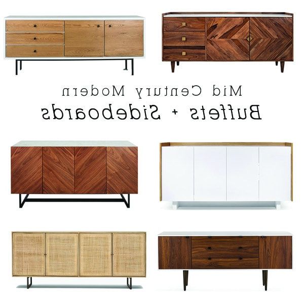 Mid Century Modern Sideboards In Favorite Best Mid Century Modern Buffets, Large Sideboards + Console Tables –  Delineate Your Dwelling (Photo 5 of 15)