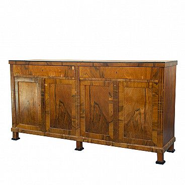 Preferred Antique Storage Sideboards With Doors Within English Sideboard In Briarwood With 4 Doors, 1930s (View 5 of 15)