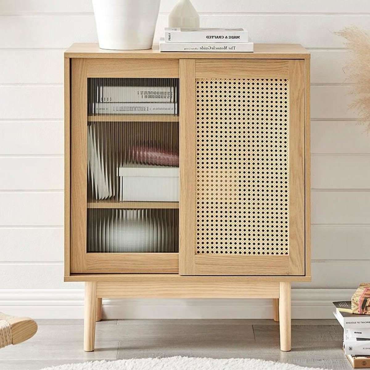 Preferred Furnic Rattan Buffet Sideboard Cabinet (natural) 1ea (View 2 of 15)