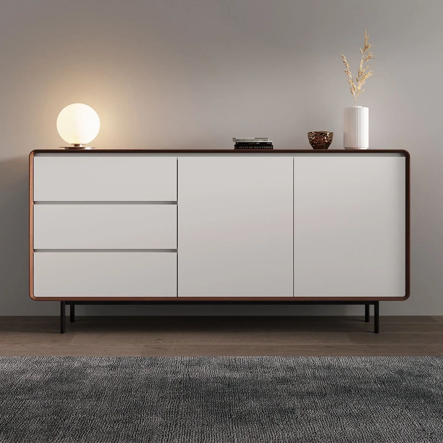 Sideboards Cupboard Console Table For Famous Modern Sideboard Buffet Server Cabinet Dining Room Console Table Storage  Decorate Side Cabine Stainless Steel Living Room Cabinets – China Modern  Black Sideboard Dining Room Sideboards, Modern Decorate Side Cabine Buffet  Cabinets (View 7 of 15)