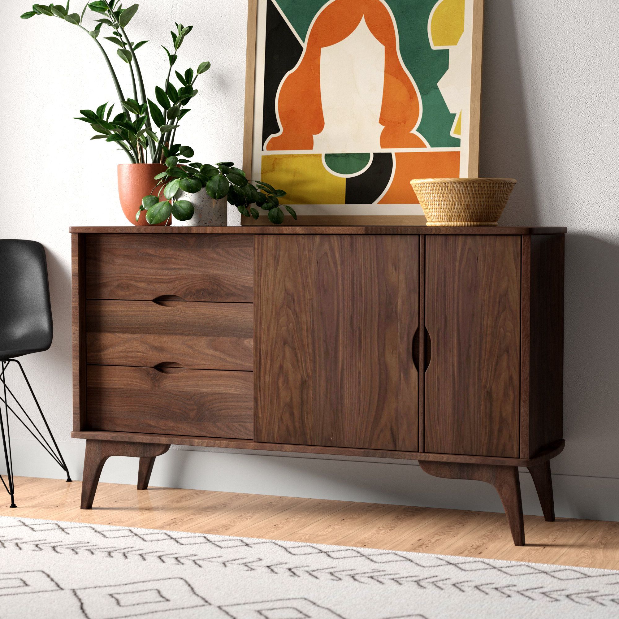 Wayfair Intended For Sideboards With Rubberwood Top (View 5 of 15)