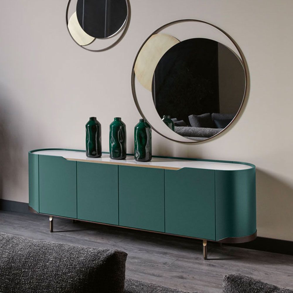 Well Known Modern And Contemporary Sideboards With Large Modern Curved Buffet Sideboard – Juliettes Interiors (View 8 of 15)