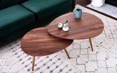 2-piece Modern Nesting Coffee Tables