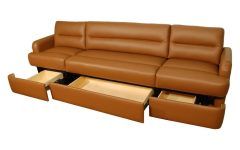 20 Ideas of Leather Sofas with Storage