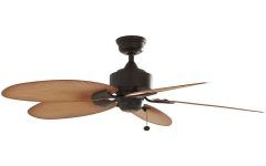 The 20 Best Collection of Brown Outdoor Ceiling Fan with Light