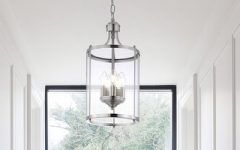 15 Collection of Clear Glass Shade Lantern Chandeliers