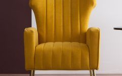 The 20 Best Collection of Lauretta Velvet Wingback Chairs
