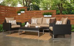 4-piece Wicker Outdoor Seating Sets