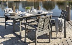 15 Best Gray Extendable Patio Dining Sets