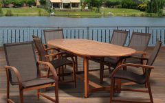 7-piece Outdoor Oval Dining Sets
