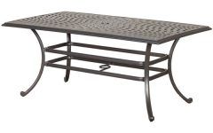 15 Best Collection of Outdoor Furniture Metal Rectangular Tables