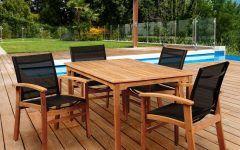 15 Collection of Rectangular Outdoor Patio Dining Sets