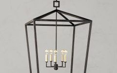 The 15 Best Collection of Black Iron Lantern Chandeliers