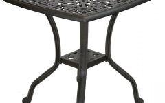 15 Best Black Iron Outdoor Accent Tables