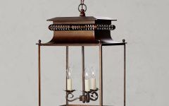 15 Collection of Steel Lantern Chandeliers