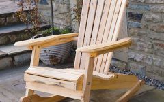 Patio Wooden Rocking Chairs