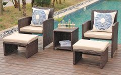 Brown Patio Conversation Sets with Cushions