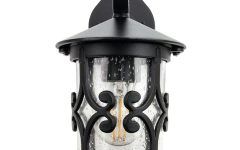 Clarence Black Outdoor Wall Lanterns