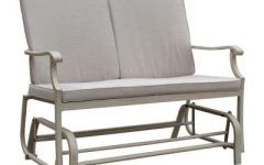Aluminum Outdoor Double Glider Benches