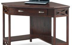 15 Inspirations Oak Corner Computer Writing Desks