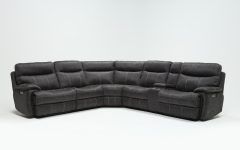 20 The Best Denali Charcoal Grey 6 Piece Reclining Sectionals with 2 Power Headrests